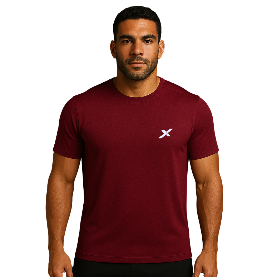 CAMISETA DRY TECH MODAL BÁSICA - VINHO