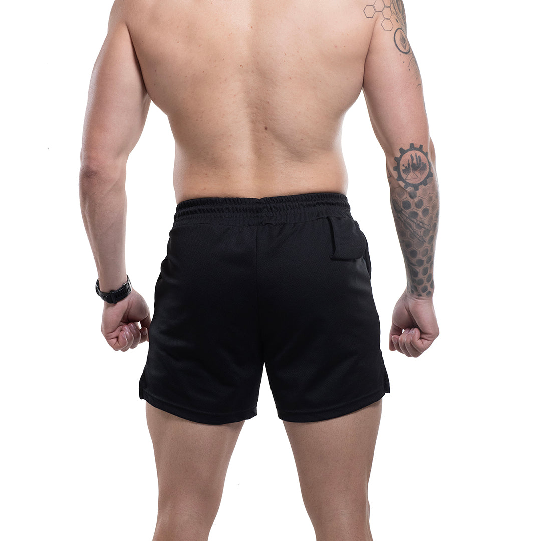 KIT 3 CAMISETAS DRY FIT + 3 SHORTS 2 EM 1 DE COMPRESSÃO - ALL BLACK