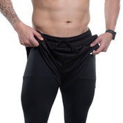 CALÇA DRY-FIT 2 EM 1 DE COMPRESSÃO NEXT