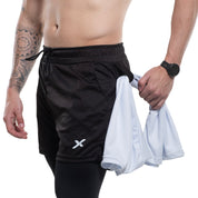CALÇA DRY-FIT 2 EM 1 DE COMPRESSÃO NEXT