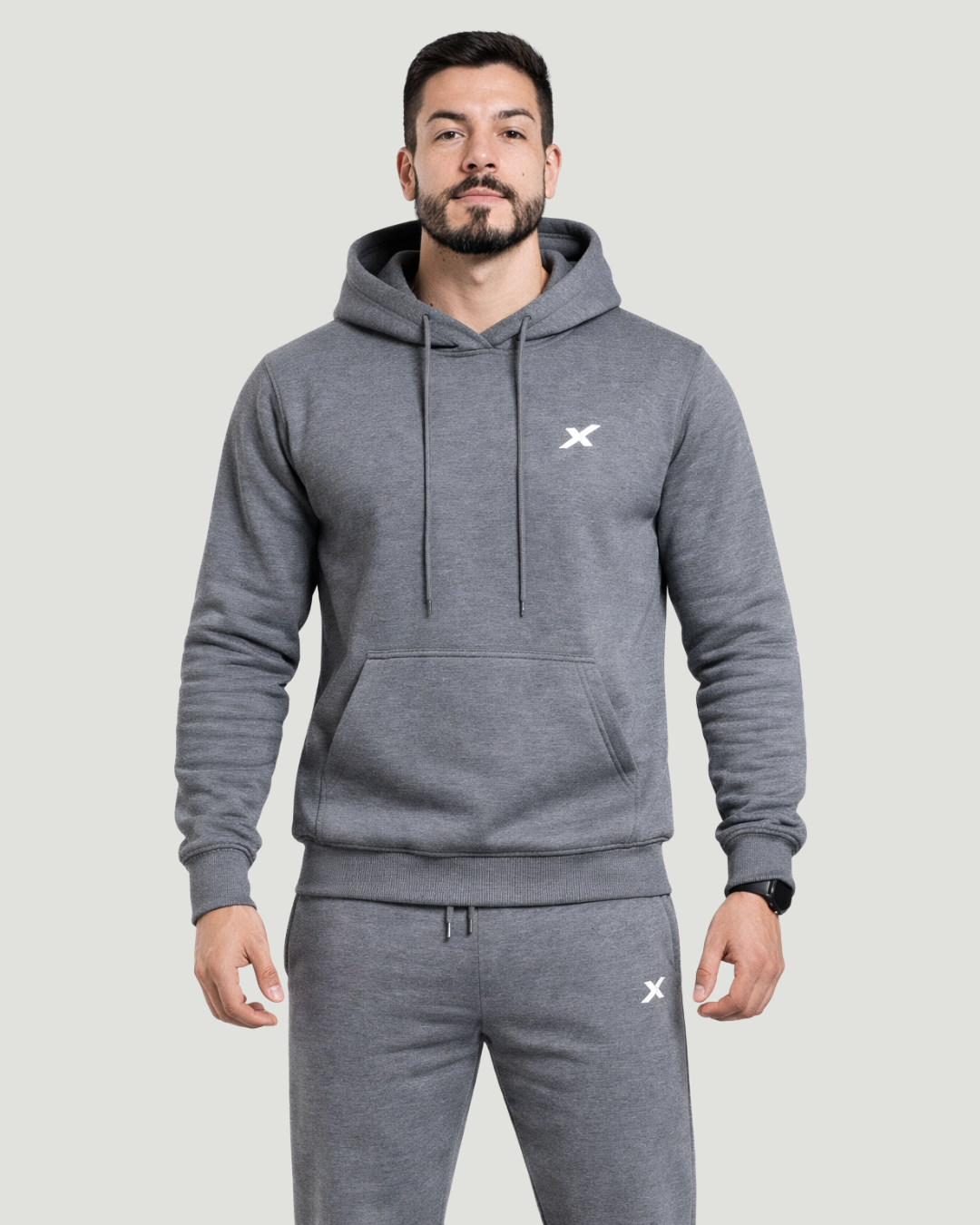 Casaco Moletom Cinza