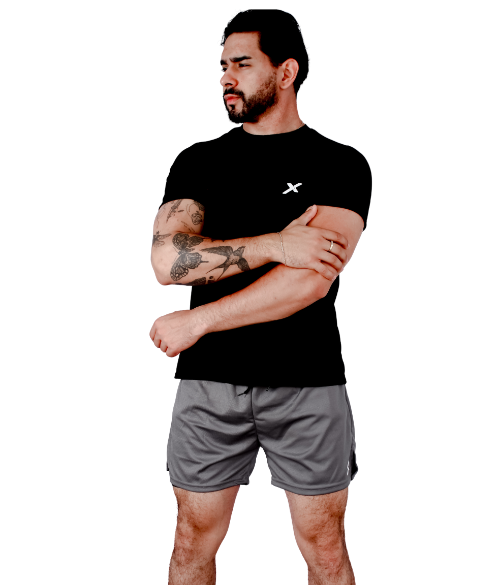 KIT PERFORMANCE NEXT: 2 SHORTS DRY-FIT DE COMPRESSÃO + 1 CAMISA DRY-FIT MODAL TECH - NEXT