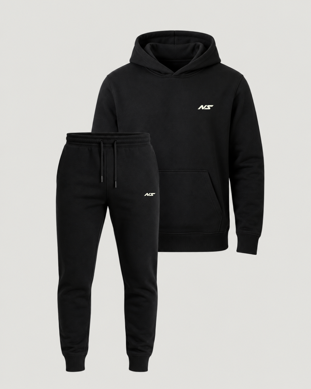 Kit 1 Moletom Canguru com Capuz + 1 Calça de Moletom