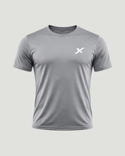 Camiseta Dry Fit Básica Cinza