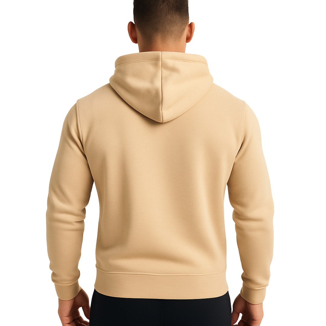 Moletom Canguro com Capuz NXT - Bege
