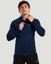 Jaqueta Esportiva Masculina Com Proteção Uv Azul