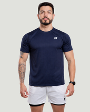 Kit Esportivo Dry Fit 3 Camisetas + 3 Bermudas Compressão