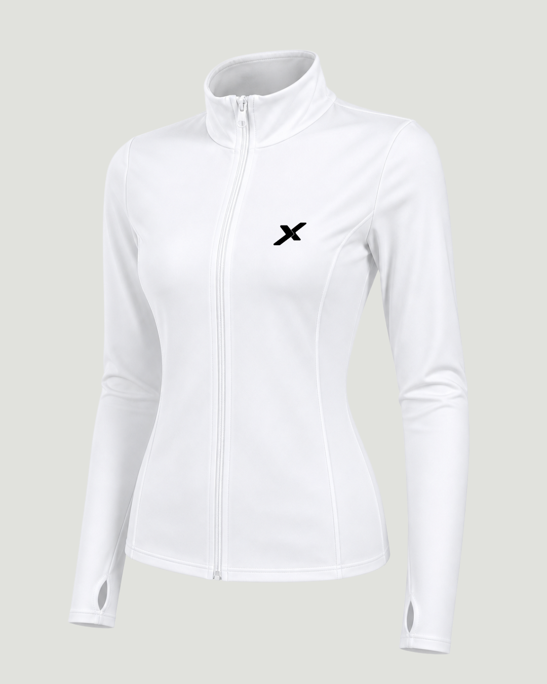 Jaqueta Esportiva Feminina Com Proteção Uv - Branca