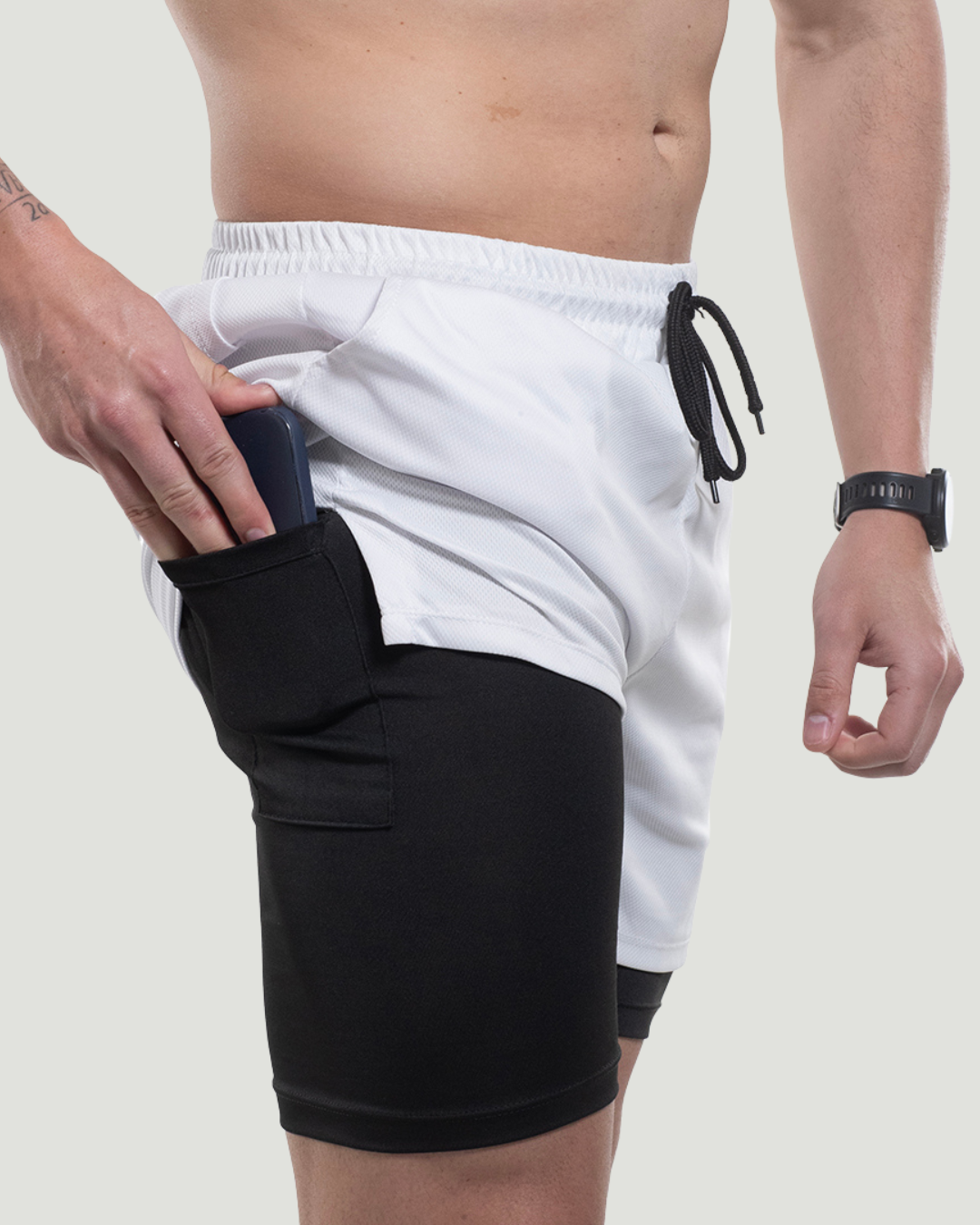 Kit Esportivo Dry Fit 3 Camisetas + 3 Bermudas Compressão