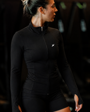 Jaqueta Esportiva Feminina Com Proteção Uv - Preta