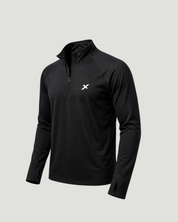 Jaqueta Esportiva Masculina Meio Zíper Com Proteção Uv