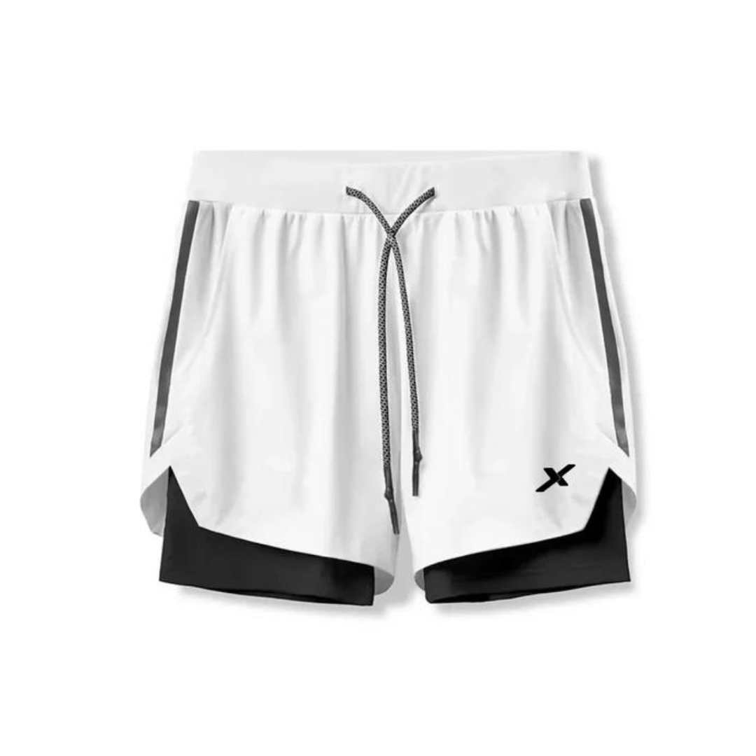 KIT 2 SHORTS DRY-FIT DE COMPRESSÃO 2 EM 1 [PAGUE 01 LEVE 02] - NEXT