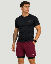 Bermuda Dry Fit Compressão Vinho