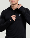 Jaqueta Esportiva Masculina Meio Zíper Com Proteção Uv