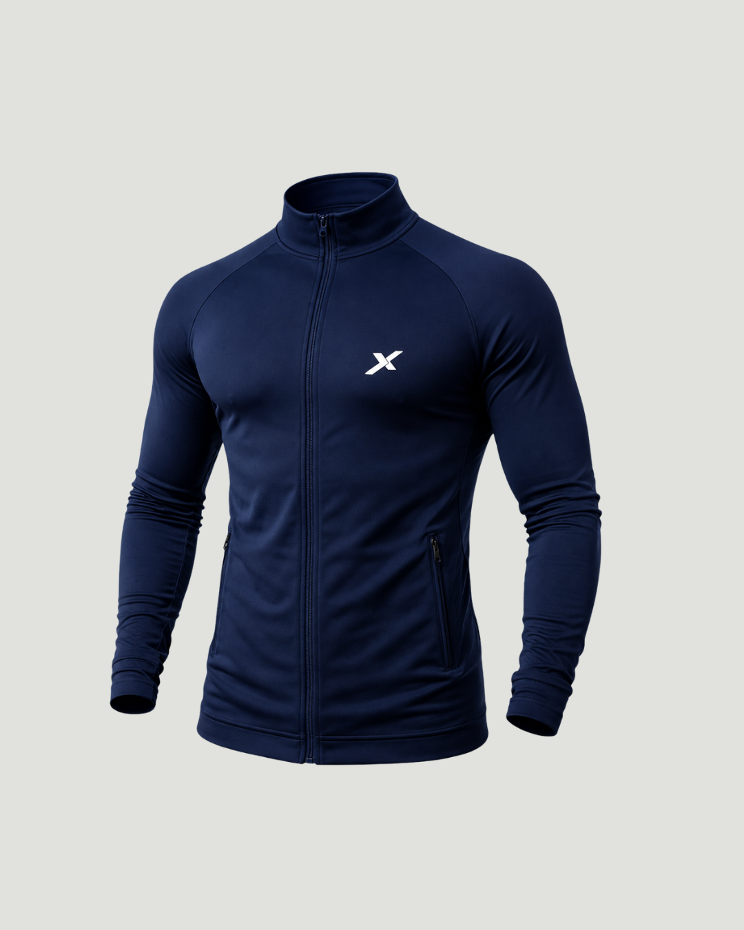 Jaqueta Esportiva Masculina Com Proteção Uv Azul