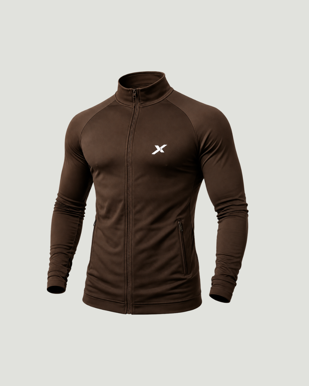 Jaqueta Esportiva Masculina Com Proteção Uv Marrom
