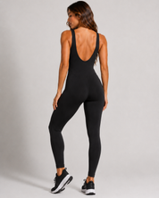 Macacão Fitness Feminino Preto Básico NS