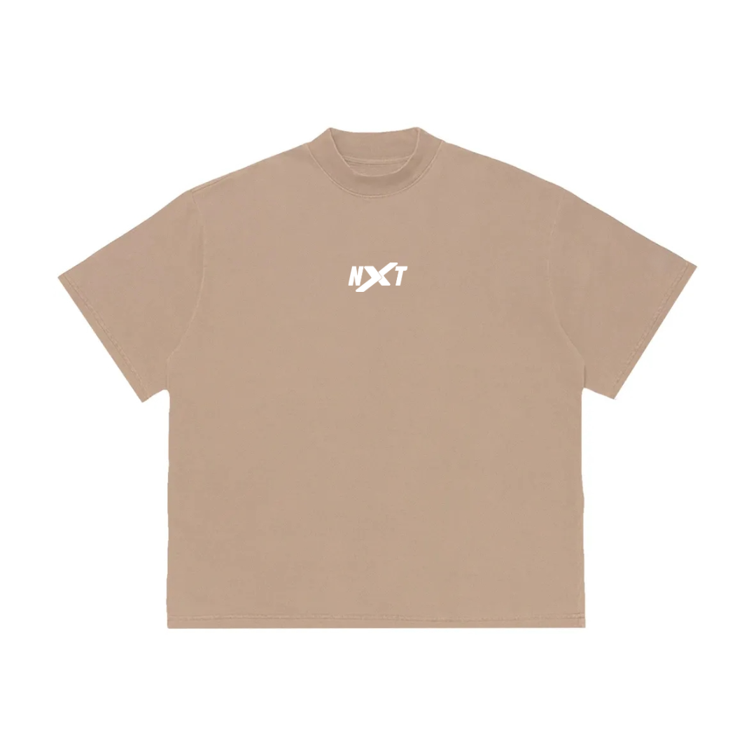 Camiseta Oversized Básica Bege