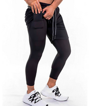CALÇA DRY-FIT 2 EM 1 DE COMPRESSÃO NEXT