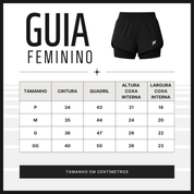 Shorts Feminino 2 em 1 Dryfit Com Dupla Compressão - Verde Limão