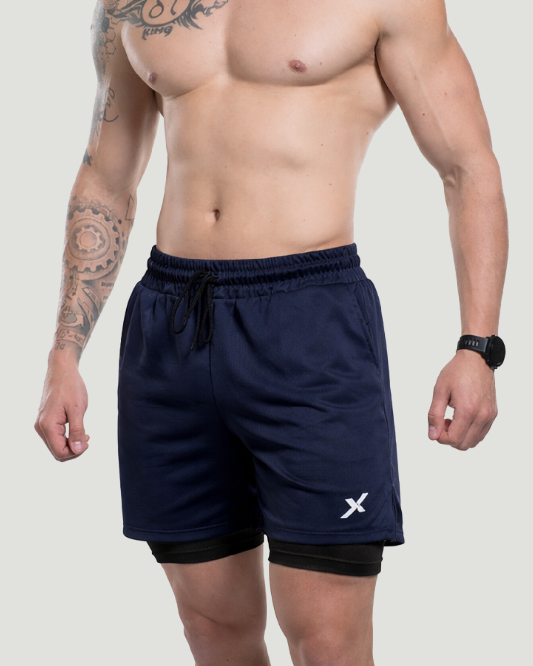 Kit Esportivo Dry Fit 3 Camisetas + 3 Bermudas Compressão