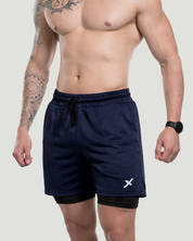 Kit Esportivo Dry Fit 3 Camisetas + 3 Bermudas Compressão