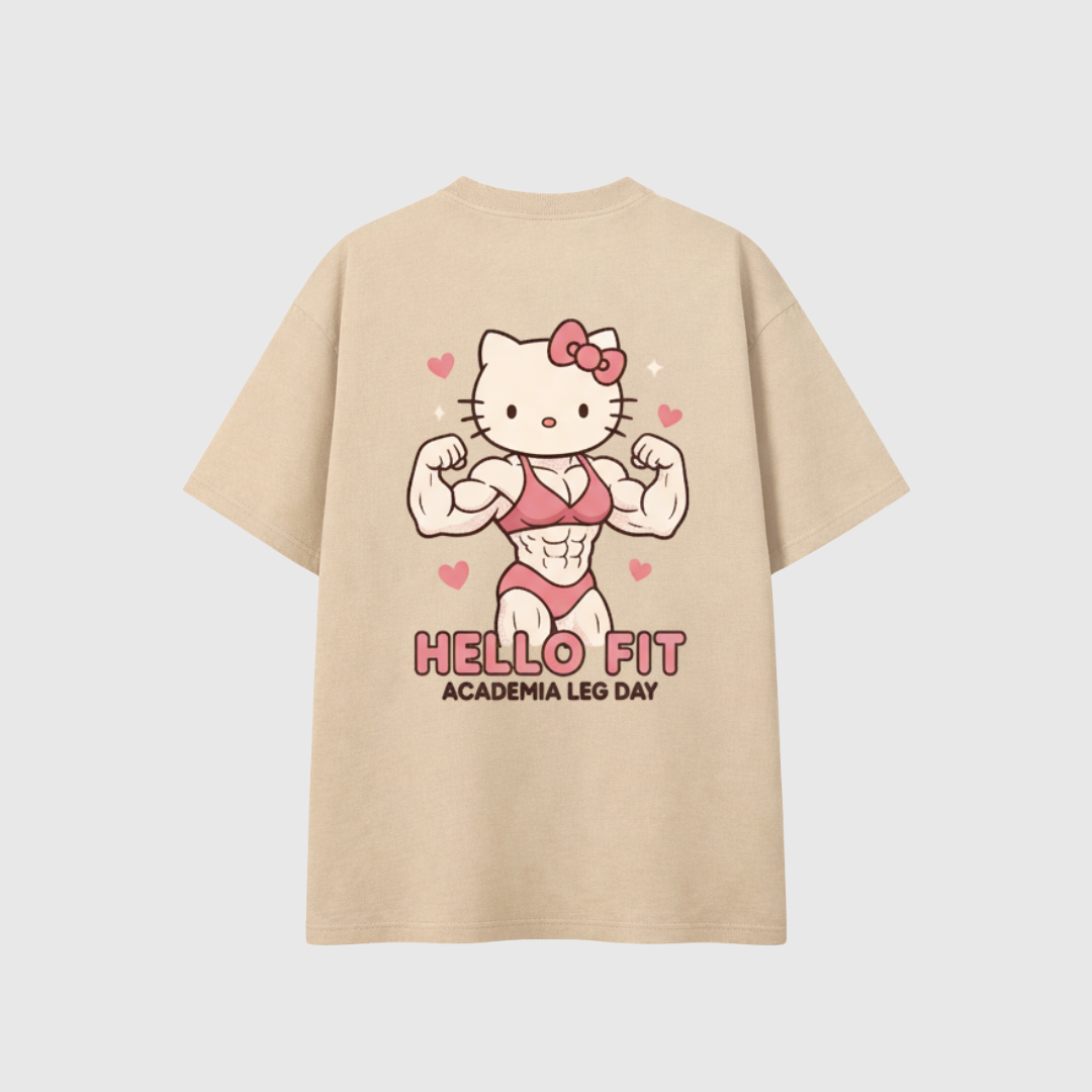 Camiseta Oversized HELLO FIT