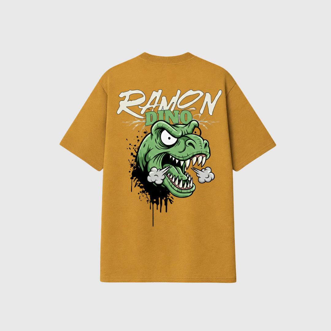 Camiseta Oversized Raw Dino
