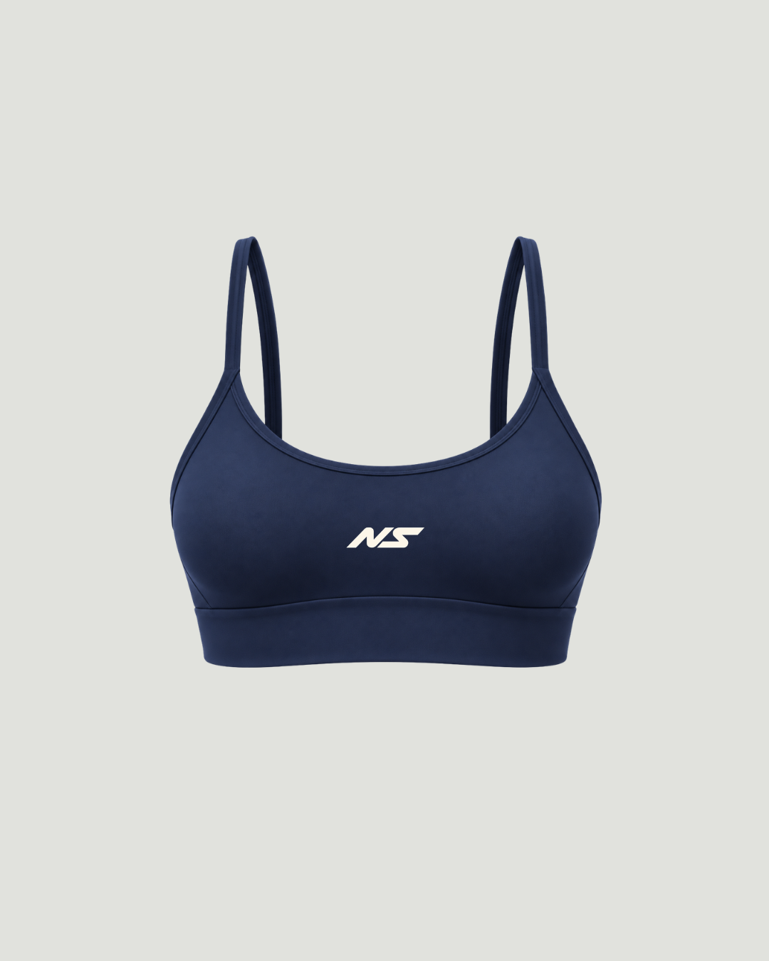Top Alça Fina Feminino Fitness Azul Marinho