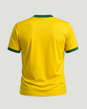 Kit Esportivo Dry Fit 1 Camiseta do Brasil + 1 Bermuda Compressão