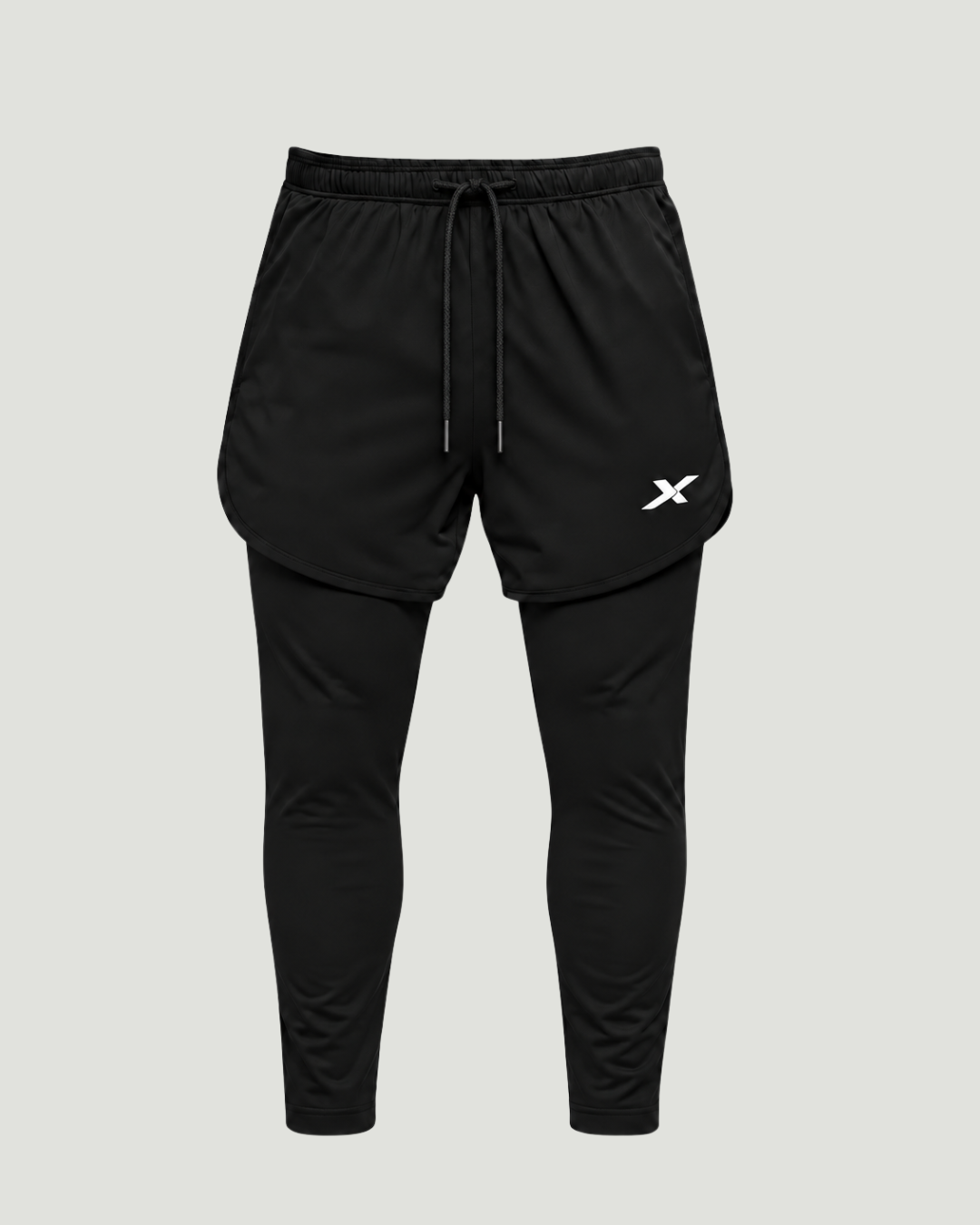 Calça Dry Fit 2 em 1 de Compressão Next - Preta