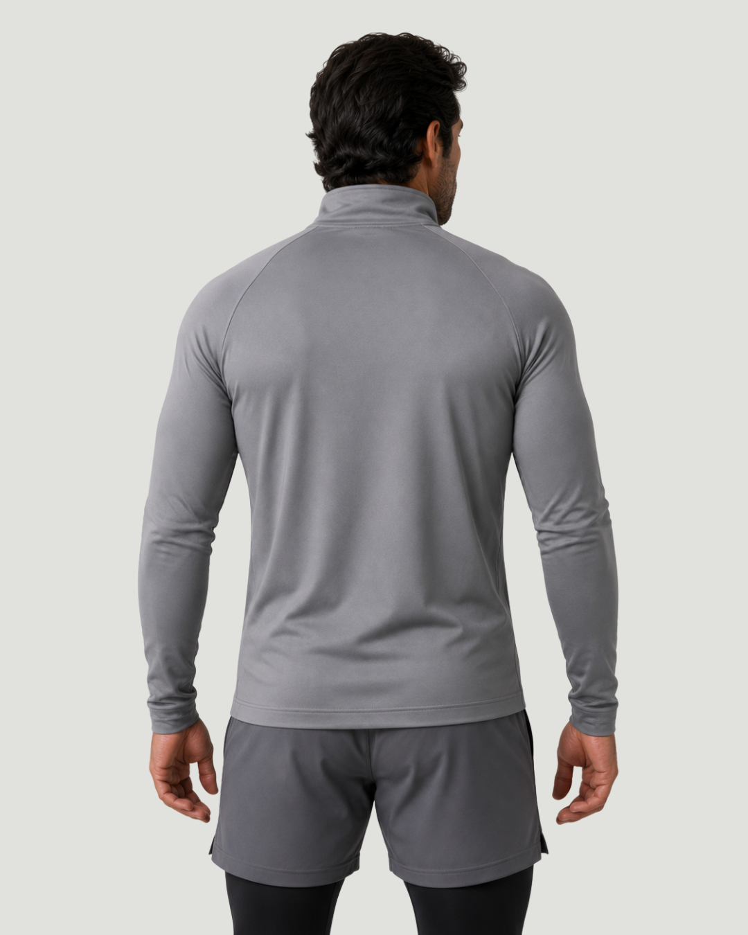 Jaqueta Esportiva Masculina Com Proteção Uv Cinza
