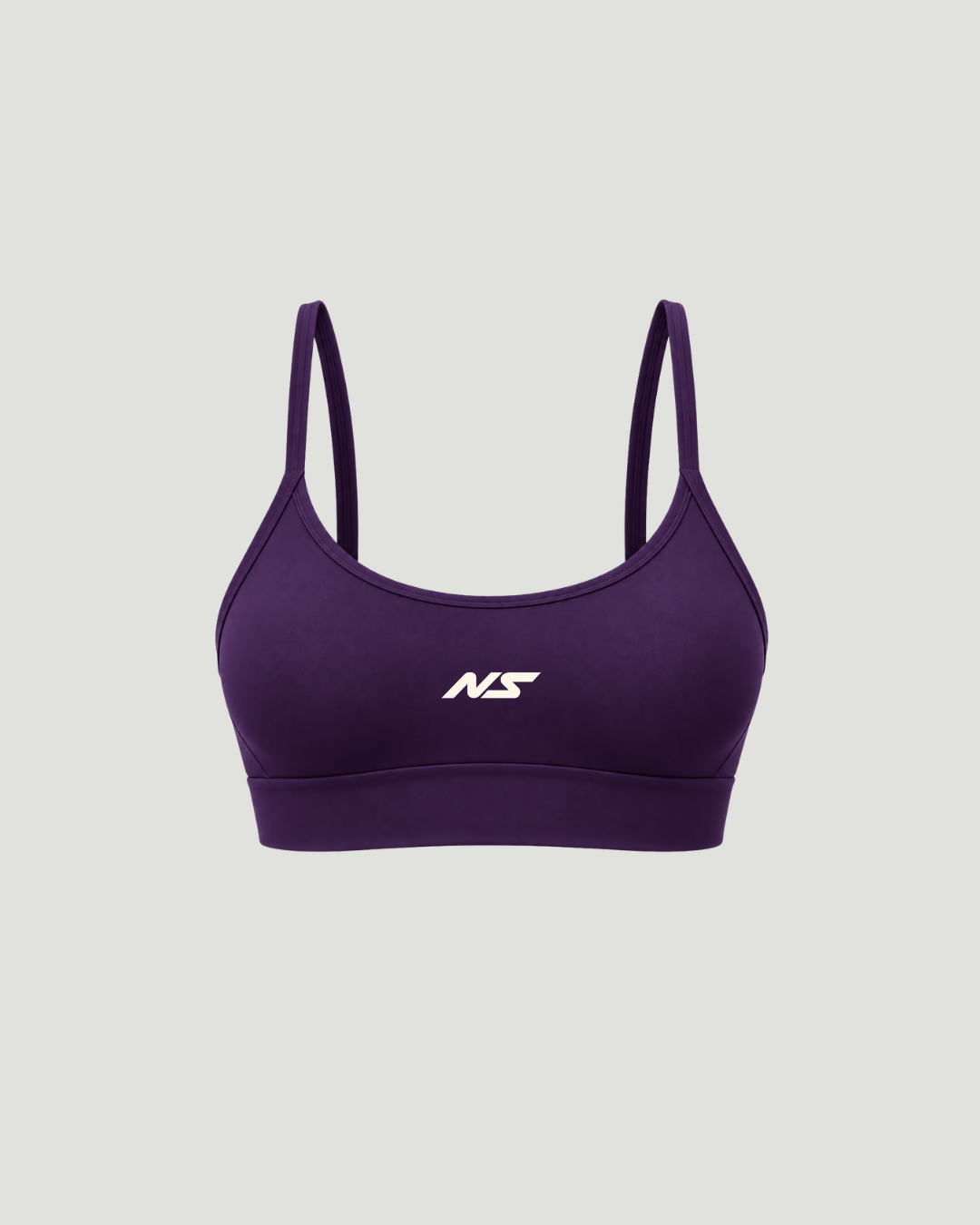 Top Alça Fina Feminino Fitness Roxo