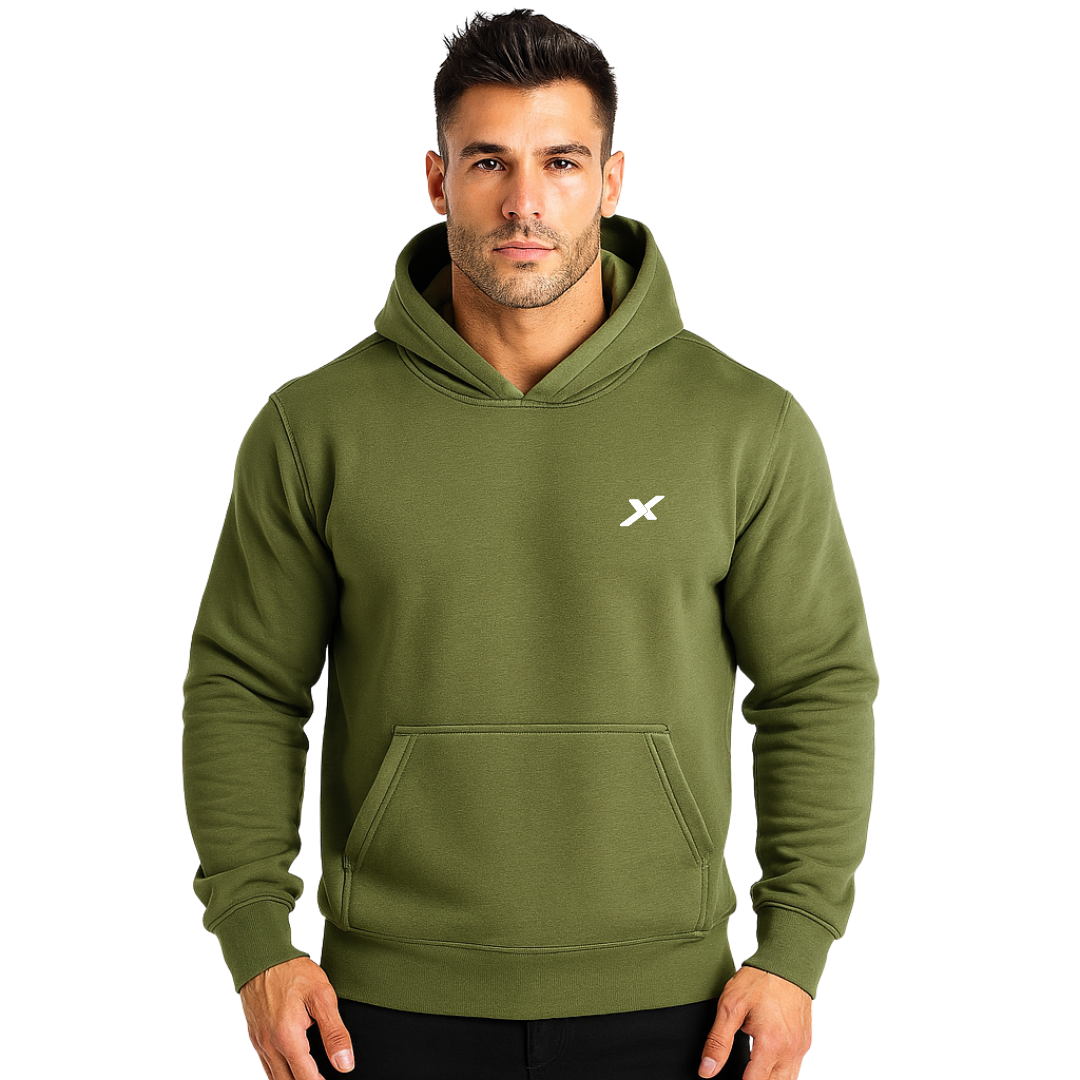 Moletom Canguro com Capuz NXT - Verde Militar