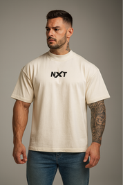 Camiseta Oversized Básica Off White