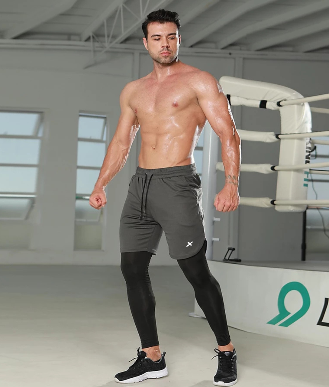 CALÇA DRY-FIT 2 EM 1 DE COMPRESSÃO NEXT