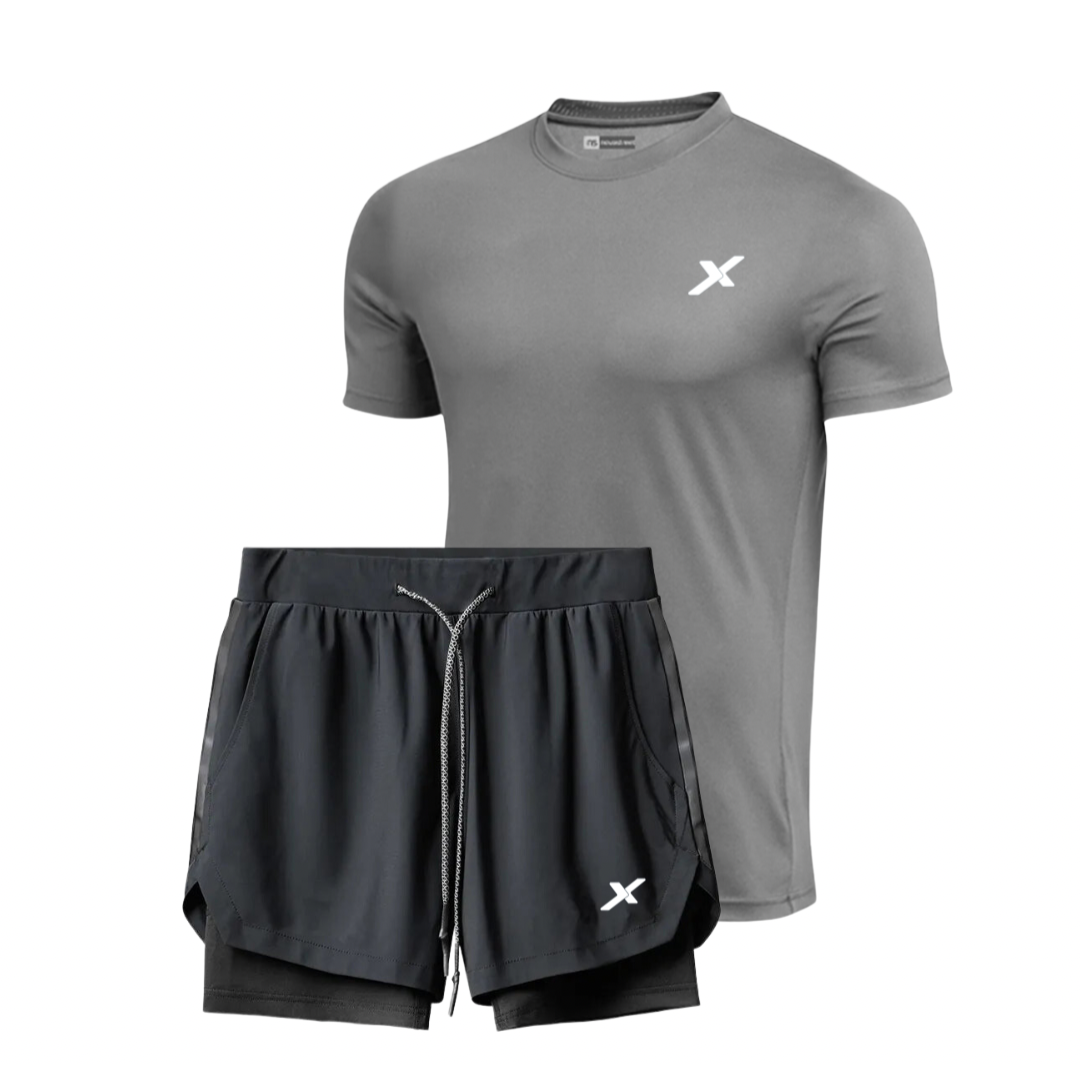 KIT 1 SHORTS DRY-FIT 2 EM 1 NEXT + 1 CAMISA DRY-FIT PREMIUM