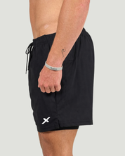 Kit 3 Bermudas 2 em 1 de Compressão+ 2 Camisetas DryFit
