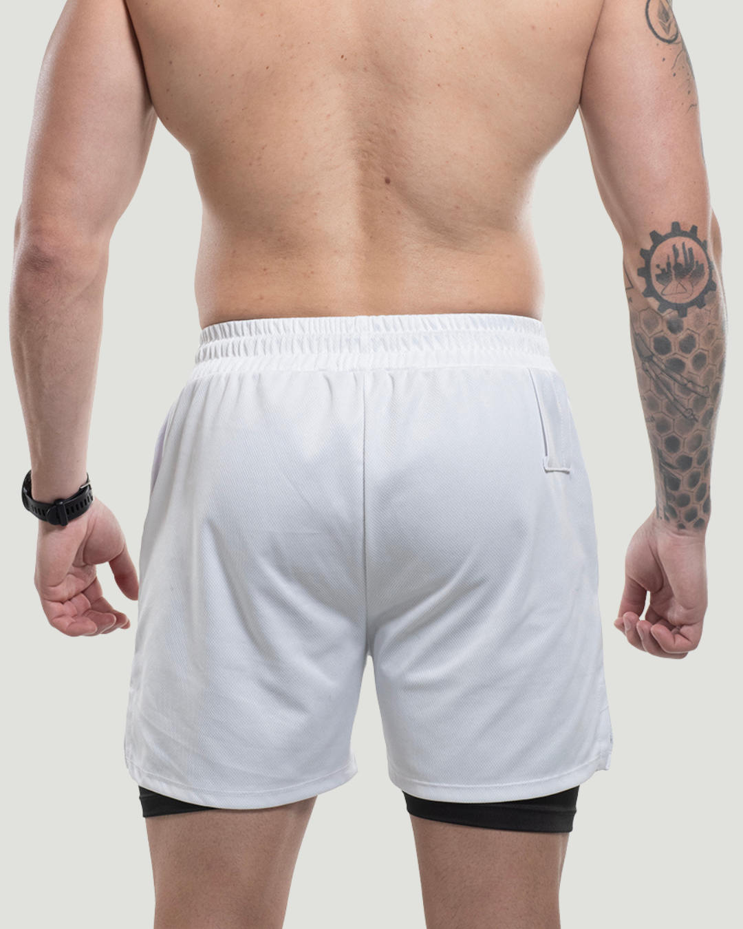 Bermuda Dry Fit Compressão Branco