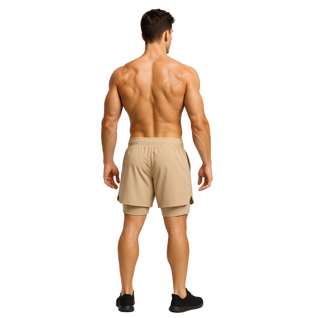 LANÇAMENTO - KIT 2 SHORTS DRY-FIT DE COMPRESSÃO 2 EM 1 [PAGUE 01 LEVE 02]