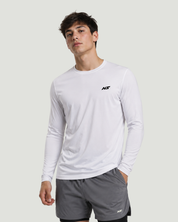 Camisa Manga Longa Dry Branca - Sem Costura