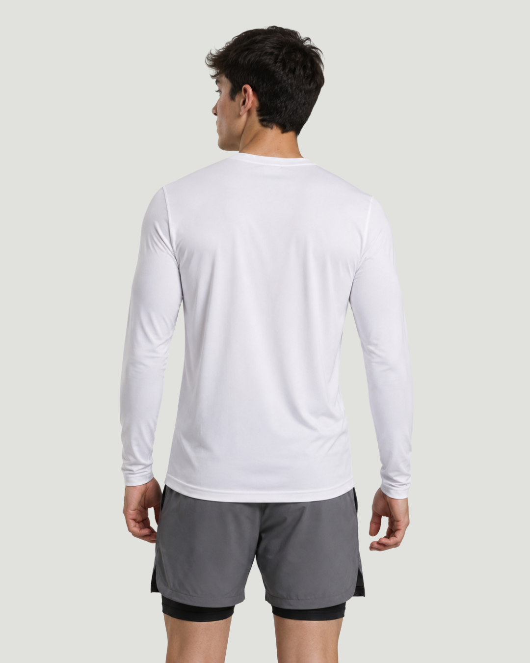 Camisa Manga Longa Dry Branca - Sem Costura
