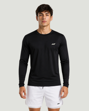 Camisa Manga Longa Dry Preta - Sem Costura