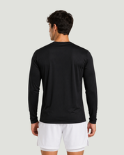 Camisa Manga Longa Dry Preta - Sem Costura