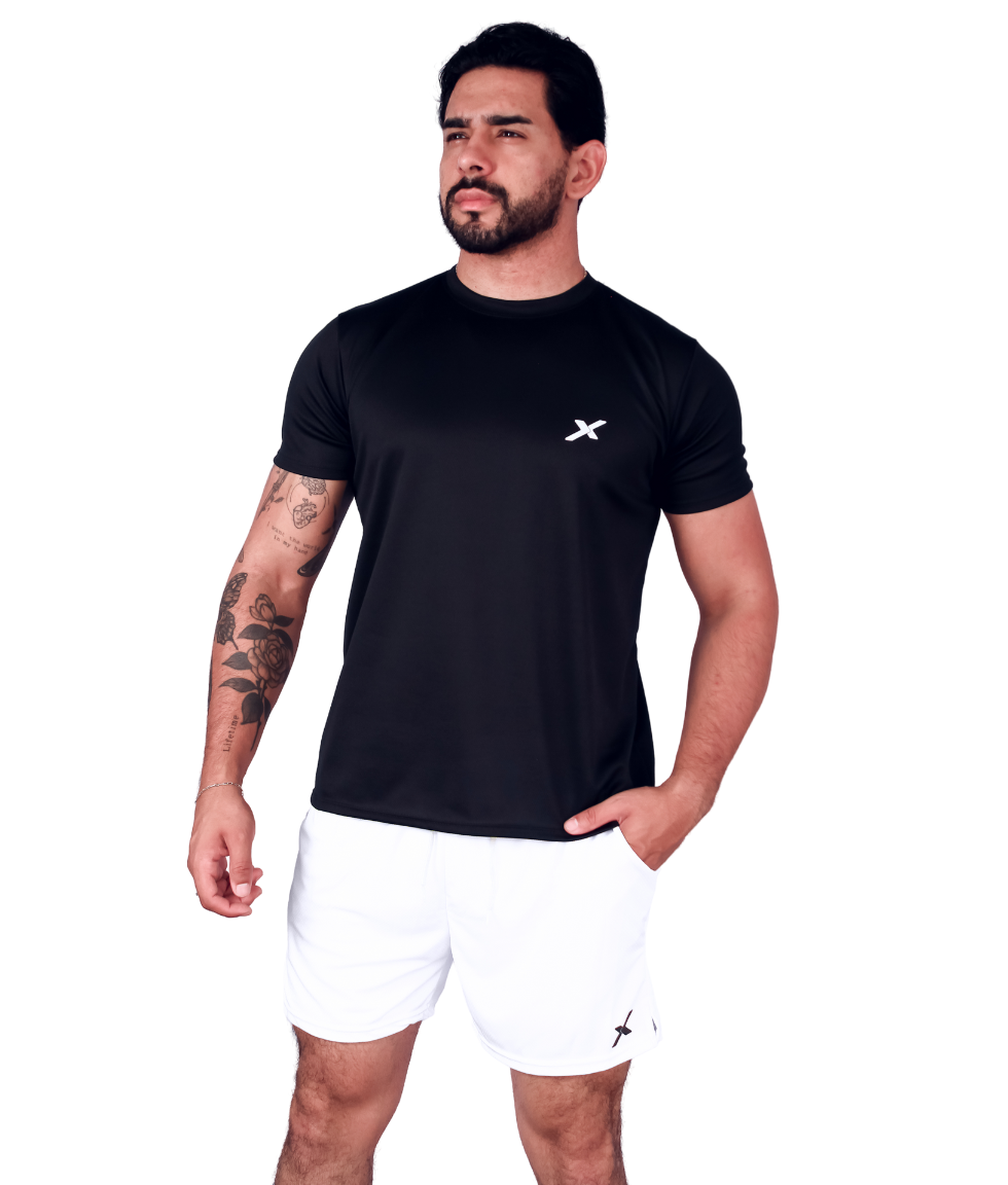 KIT PERFORMANCE NEXT: 2 SHORTS DRY-FIT DE COMPRESSÃO + 1 CAMISA DRY-FIT MODAL TECH - NEXT
