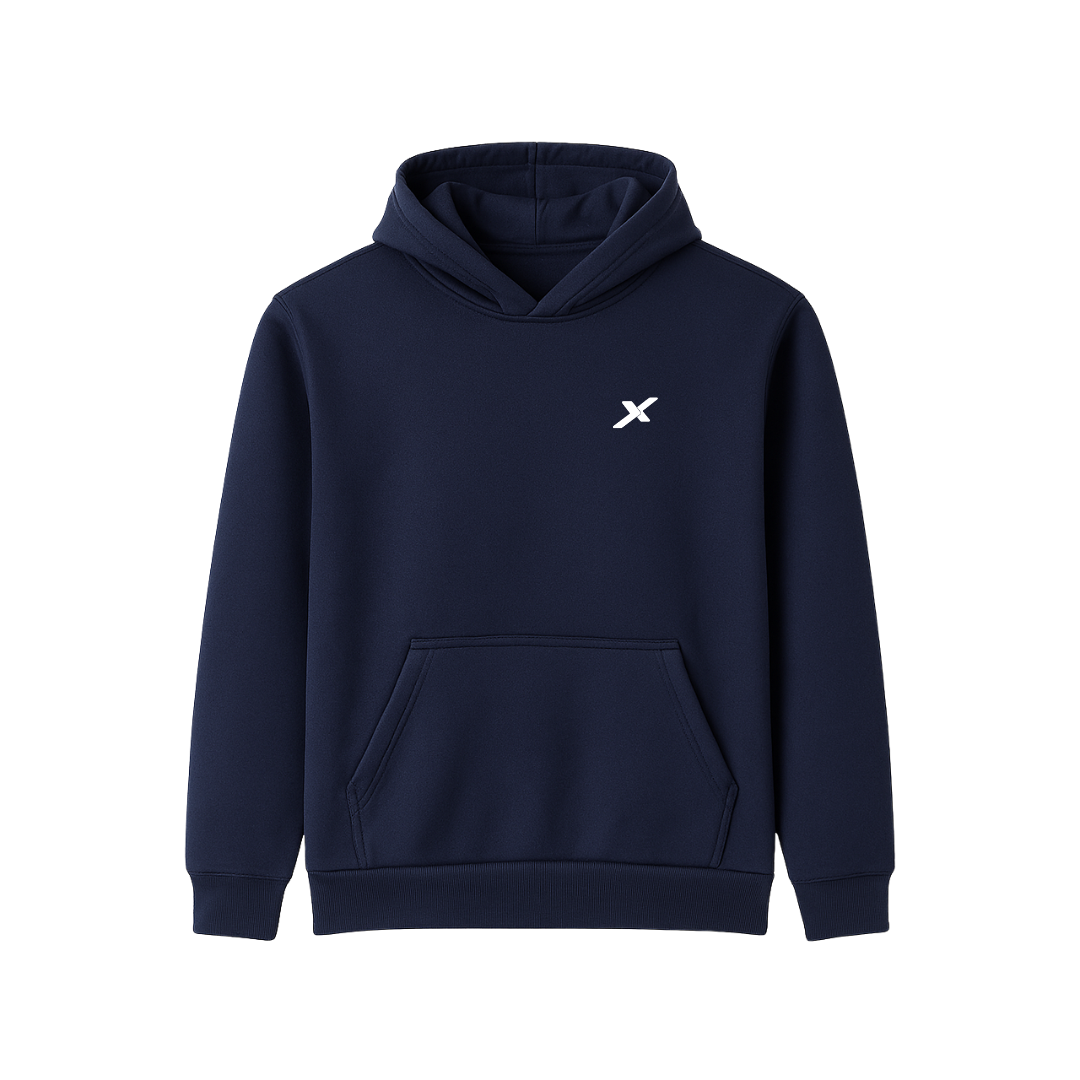 Moletom Canguro com Capuz NXT - Azul