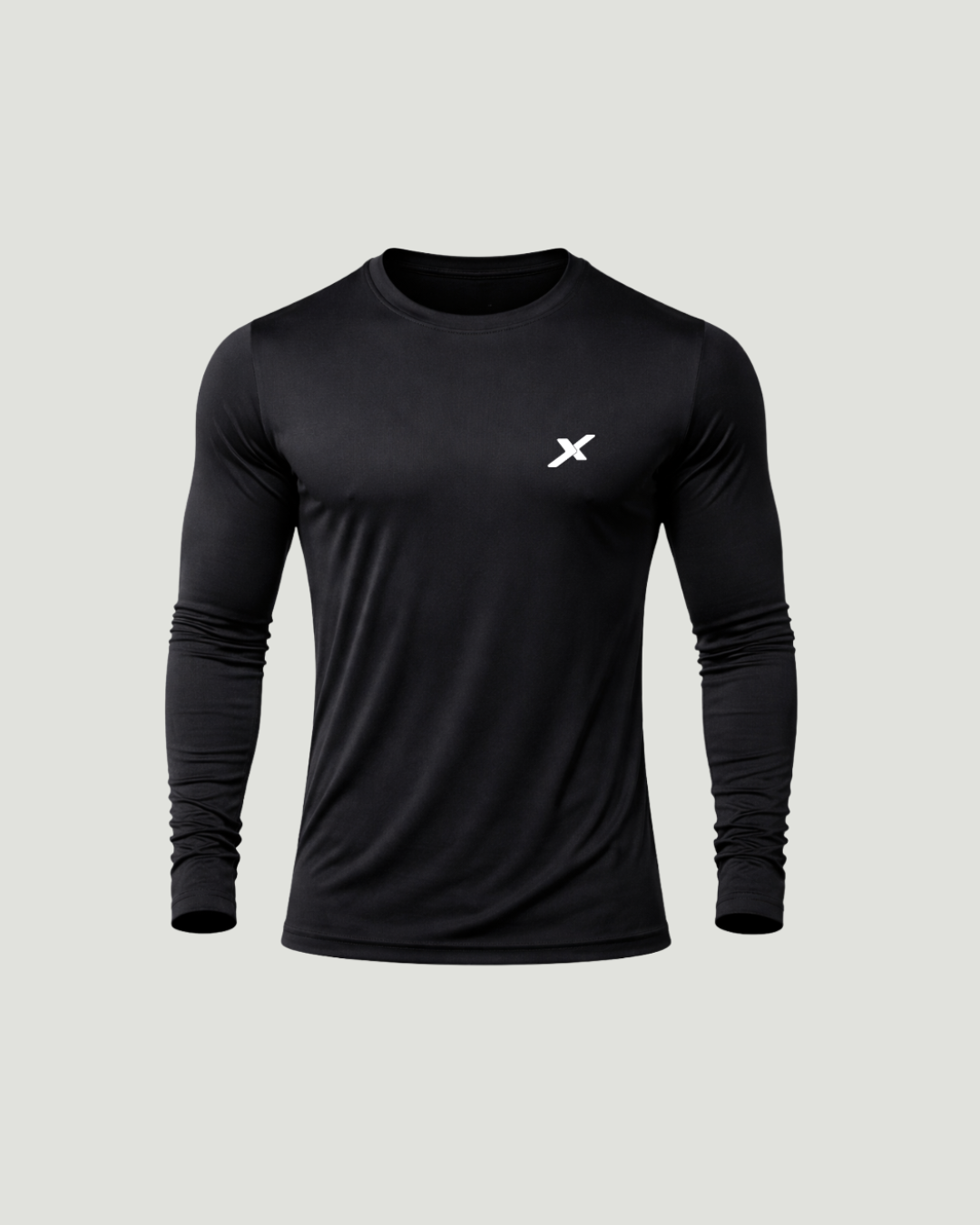 Camisa Manga Longa Dry Preta - Sem Costura