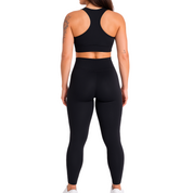 Conjunto Poliamida Top Nadador - Preto