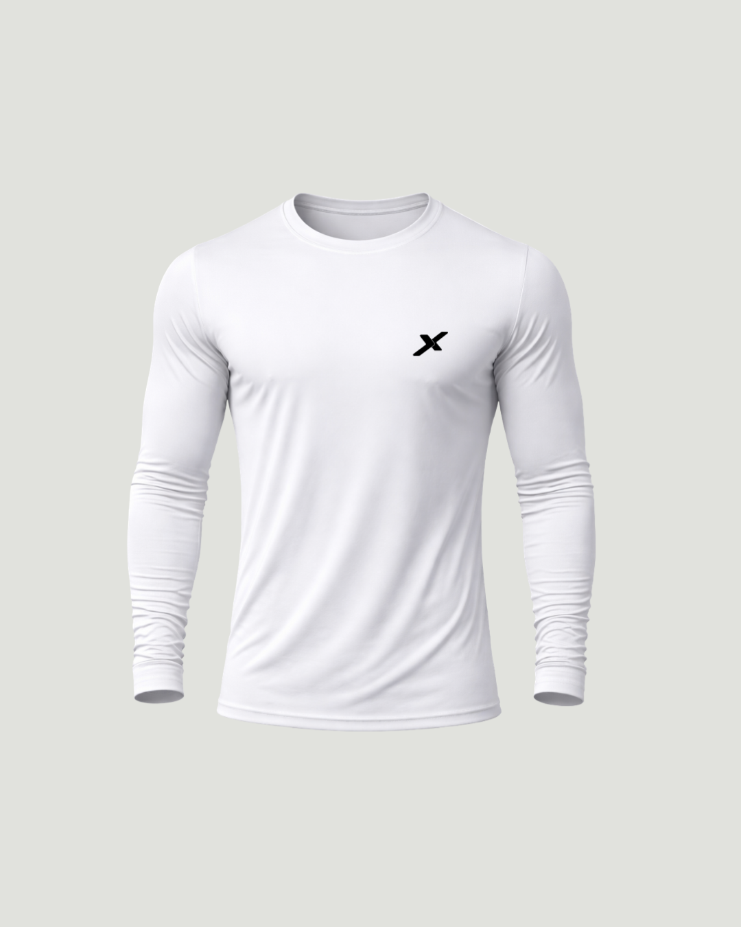 Camisa Manga Longa Dry Branca - Sem Costura