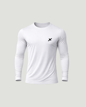 Camisa Manga Longa Dry Branca - Sem Costura